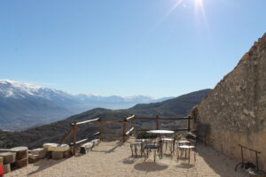 Many spots in Italy like this one overlooking the Appenines lend themselves to contemplation (Leila Caramanico)